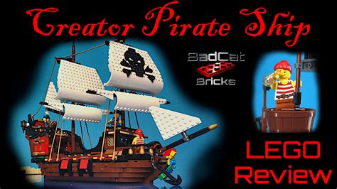 LEGO Pirate Ship Review Video BadCatBricks.com