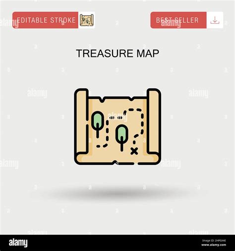 Treasure Map Stock Vector Images Alamy