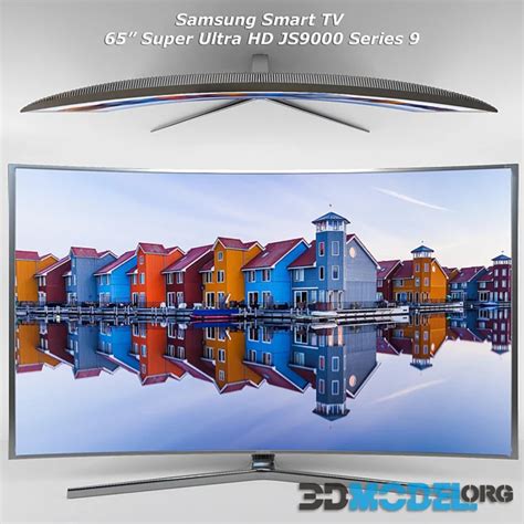 3D Model Samsung 65 SUHD 4K Curved Smart TV JS9000