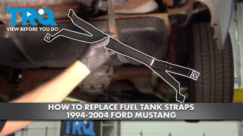 How To Replace Fuel Tank Straps 1994 2004 Ford Mustang 1a Auto