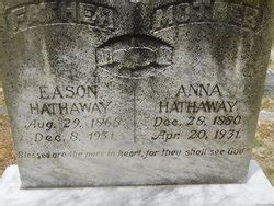 Anna Webb Hathaway 1875 1931 Mémorial Find a Grave