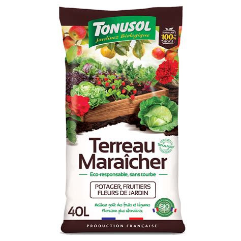 Terreau Maraîcher Bio Tonusol N1 du Jardinage Bio Tonusol