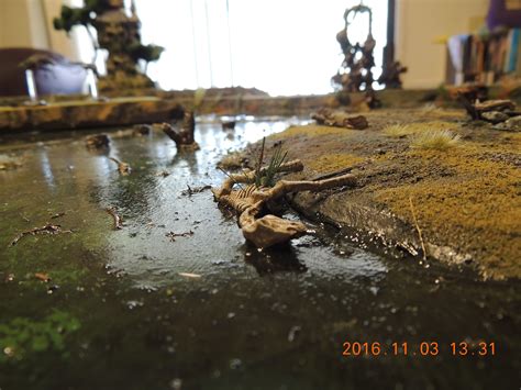Board, Swamp, Terrain - View of Swamp Terrain Board (Finished