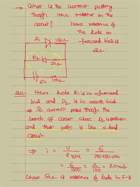 Solving Problems On The Concept Of P N Junction Diode Iit Jee And