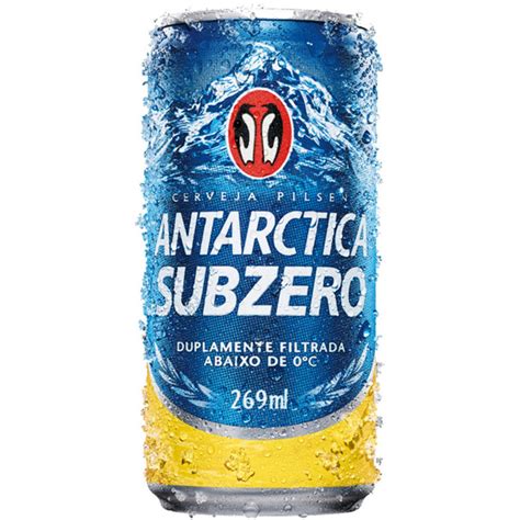 Cerveja ANTARCTICA Subzero Lata 269ml Supermercado Olho D Água