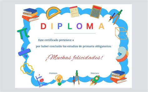 Diplomas Para Imprimir Y Rellenar Páginas Donde Encontrarlos Creativos Online