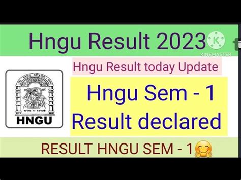 Hngu Result Declared Hngu Sem Result Declared Hngu Result