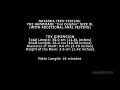 Natasha Teen Testing The Handmade Evil Dolphin Size Xl With Additional Anal Fisting Twt