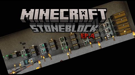 Minecraft Stoneblock Ep Auto Sieving Youtube