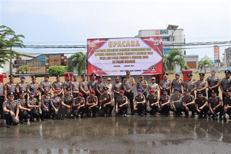 42 Personel Polres Tarakan Dan Polda Kaltara Naik Pangkat Tradisi Dan