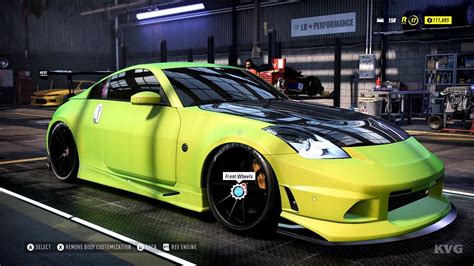 Need For Speed Heat Nissan 350Z 2008 Voltex Customize Tuning