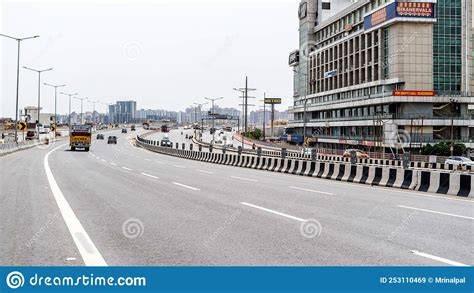 Newly Constructed Delhi Meerut Expressway Editorial Stock Image - Image of transport, national ...