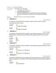 Ethc Quiz Docx Attempt Score Out Of Points Time Elapsed