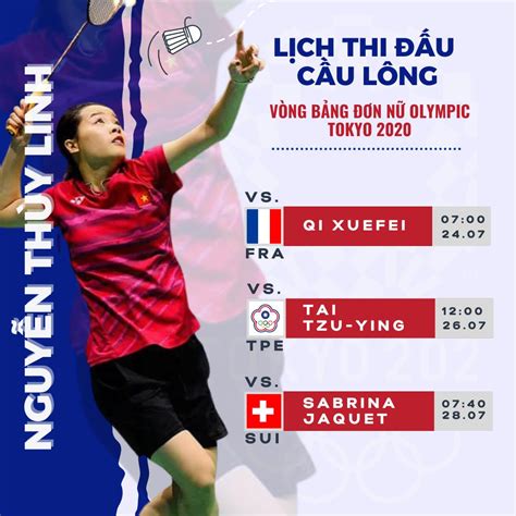 Hot girl cầu lông Nguyễn Thuỳ Linh đại thắng sao cầu lông Pháp gốc Trung Quốc ở Olympic