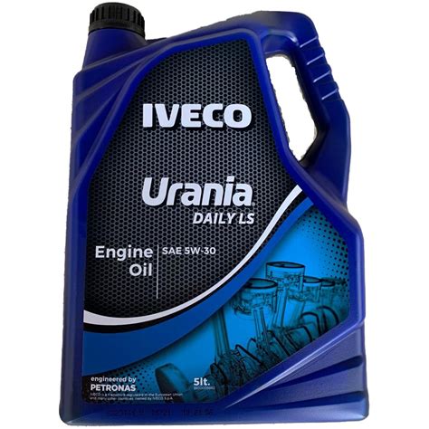 Масло за двигател Urania Daily LS Low Saps, Оригинално, Iveco, 5W30, 5 ...