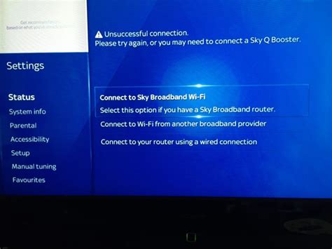 Sky Q box not connecting to internet. | Sky Community