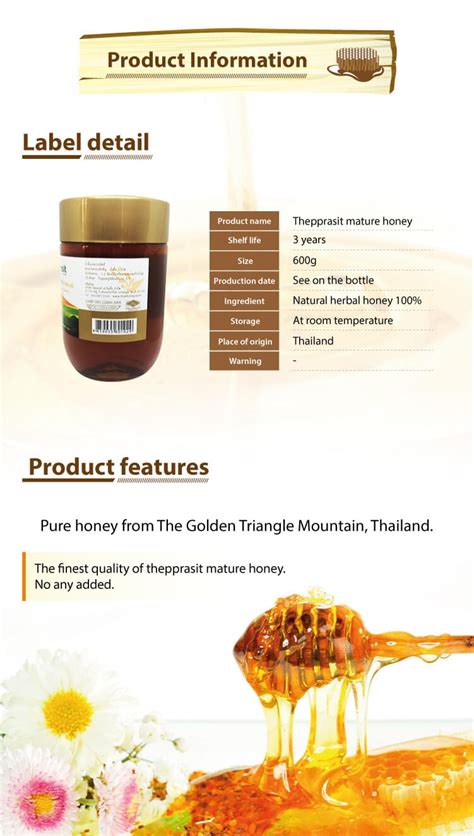 Mature Honey 600g | Thepprasit Honey Online Shopping Indonesia- Honey ...