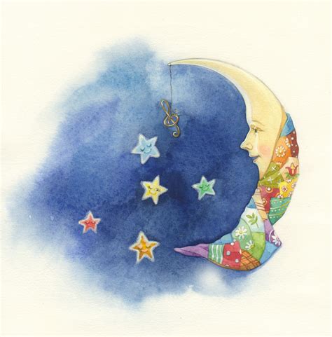 Иллюстрация Колыбельная...) в стиле детский, книжная графика