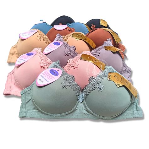 Jual Bra Brukat Renda Bh Tanpa Kawat Fema Cup Kecil Kait Size