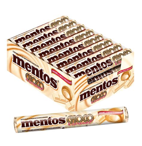 Mentos Choco Weisse Schokolade und Karamell – Schoko GmbH