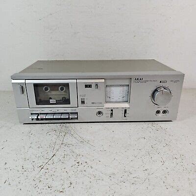 Akai Cs M Cassette Deck Tape Player Hi Fi With Vu Meters Tested And