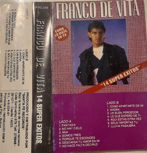 Franco De Vita – 14 Super Exitos (1991, Cassette) - Discogs