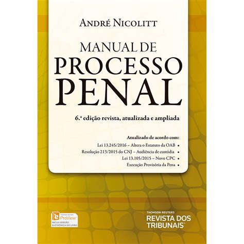 Livro Manual De Processo Penal No Shoptime