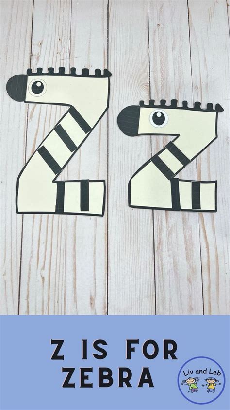 Alphabet Craft, Zoo Animal Phonics, Letter Animal Craft | Letter z ...