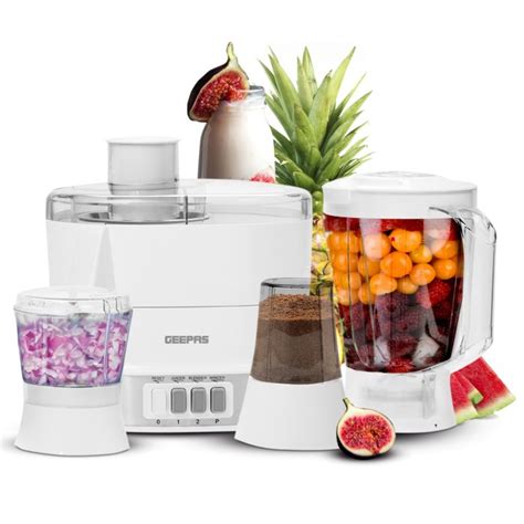 Geepas GSB44026UK 4 In 1 Food Processor Juicer Multifunctional