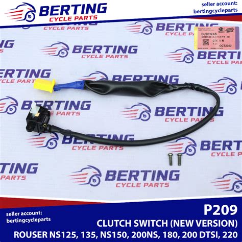 CLUTCH SWITCH Rouser 135 NS150 180 220 NS200 200NS NEW VERSION Genuine