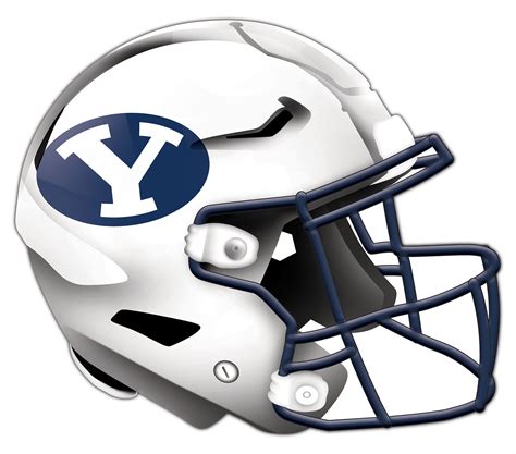 BYU Cougars Authentic Helmet Cutout 24" Wall Art