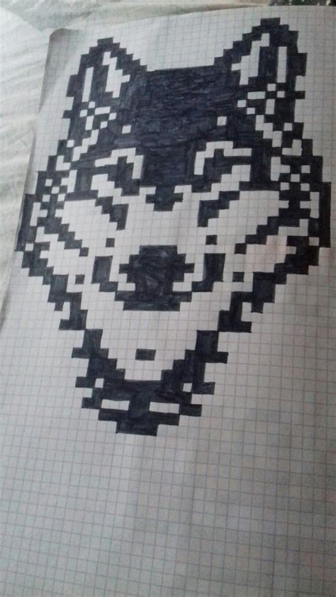 Einfache Muster Auf Kariertem Papier Zeichnen