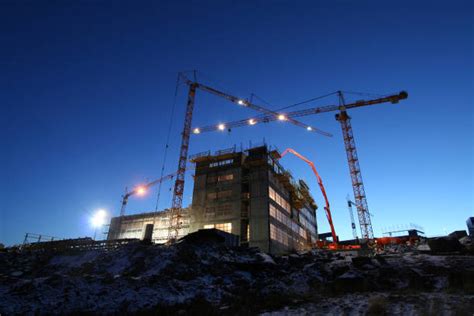 Construction Site Night Stock Photos, Pictures & Royalty-Free Images ...