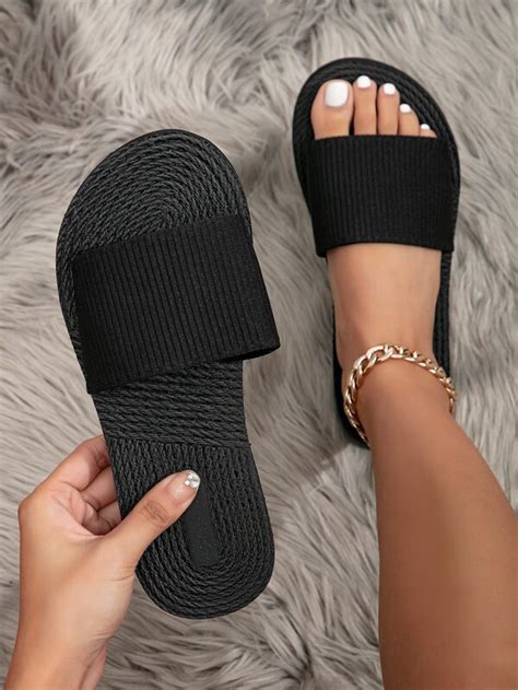 Chanclas Banda Nica Minimalista Moda De Mujer Shein M Xico