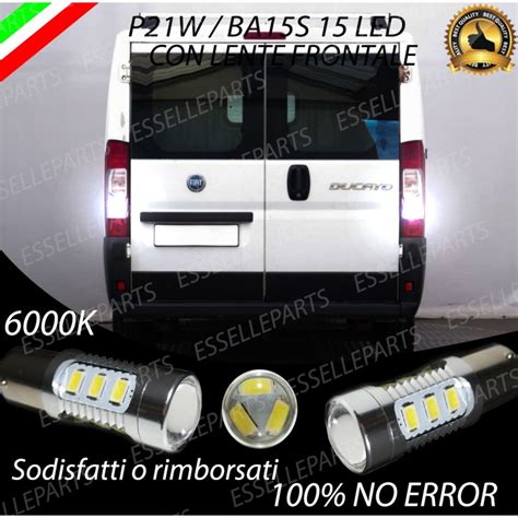 Luci Retromarcia Led Canbus Fiat Ducato Iii K Luce Bianca No Error