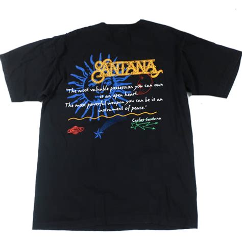 Vintage Santana 1996 T Shirt 90s Heaven Smiles For All To Envy