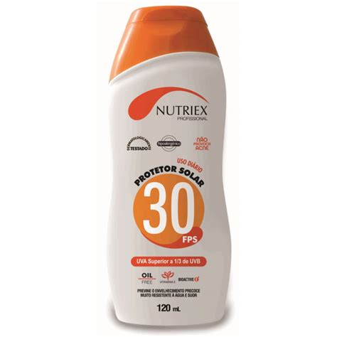 Protetor Solar Fps 30 Nutriex Líder Equipamentos