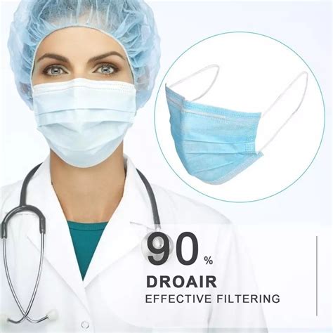 Healthful Surgical Mask 3 Layers Nonwoven Meltblown Surgical Mask With