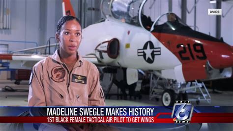 Navys First Black Woman Tactical Jet Pilot To Get Wings