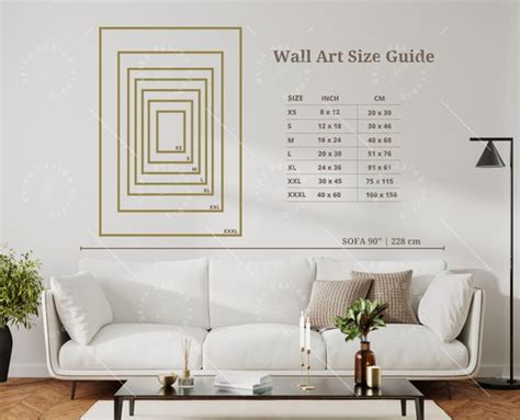 Buy Square Wall Art Size Guide Frame Size Guide Print Size, 51% OFF