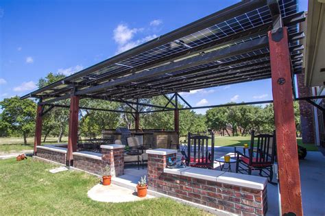 Solar Pergola The Most Beautiful Solar Pv Panels And Solar Power For Central Texas Portable