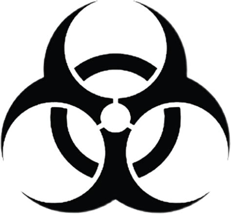 Biohazard Symbol Tätowierung