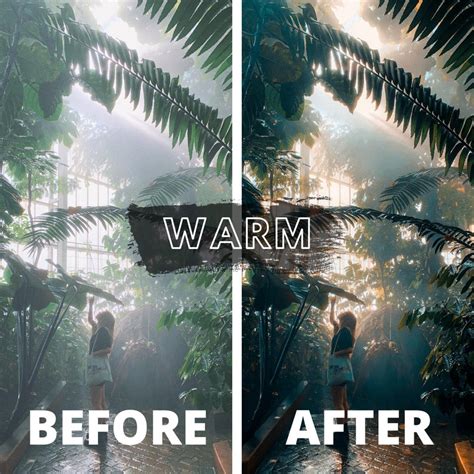 Mobile Desktop Lightroom Presets Moody Tropic Etsy