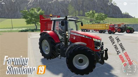 Farming Simulator 2019 Massey Ferguson 7700s V1 2 1 0 Traktör Mod Fs19 Youtube