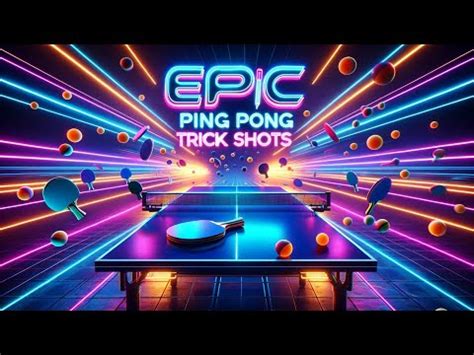 Expo Ping Pong Trick Shots Dude Perfect Style YouTube