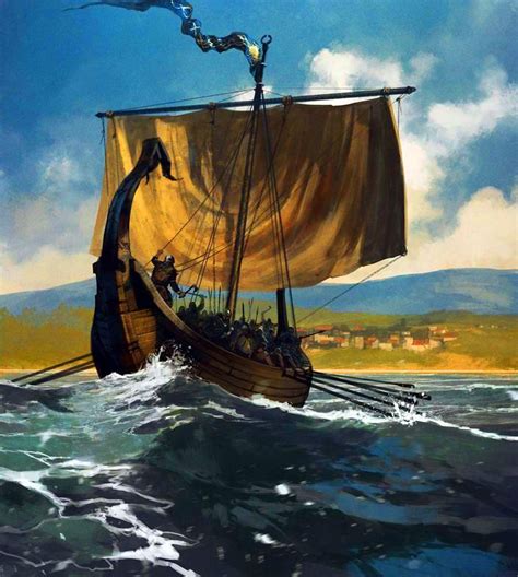 Viking Longship | Longship, Ship art, Vikings