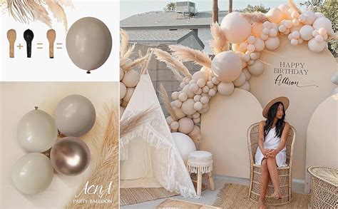 Kit Ghirlanda Palloncino Beige Ghirlanda Palloncini Compleanno Con