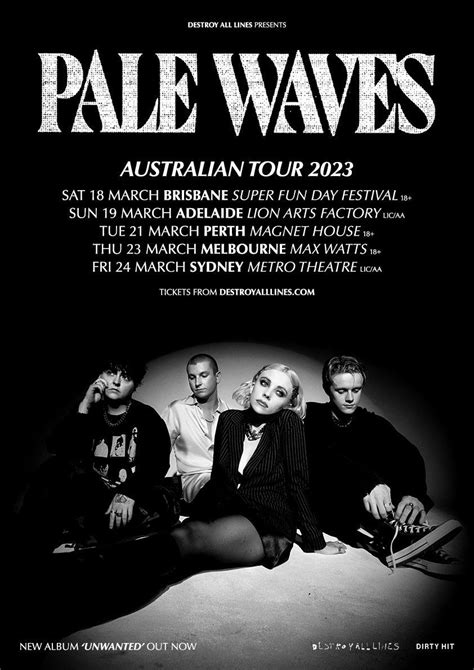 Australian Tour, March 2023 : r/PaleWaves