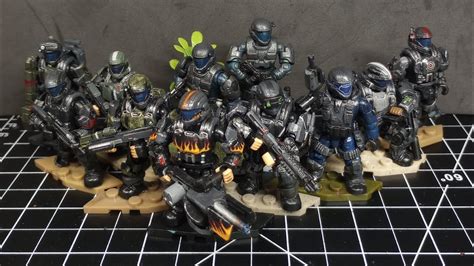 Custom Mega Construx Halo Odst Collection Youtube