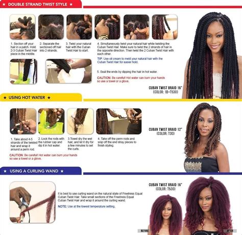 Freetress Equal Synthetic Cuban Twist Braid 16 16 Inch Pack Of 6 1b 6 Pack